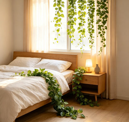 Realistic Artificial Green Ivy Leaf Wall Hanging, Faux Greenery for Indoor and Outdoor Garden, Wedding, and Home Decor